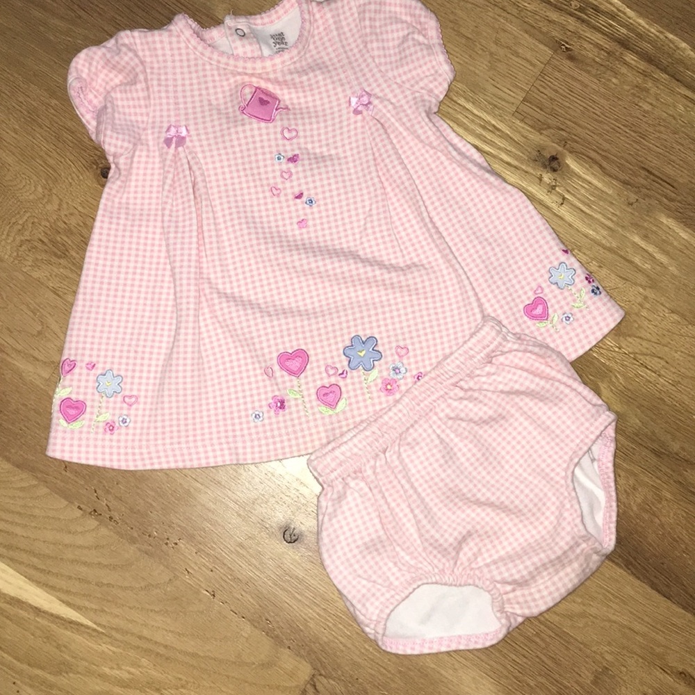 Sweet, two piece baby girl outfit